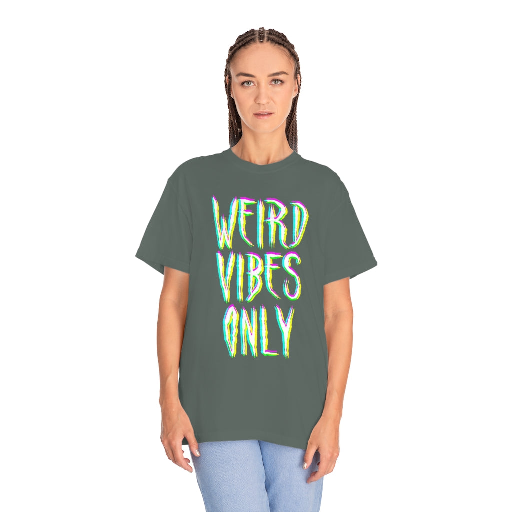 WEIRD VIBES: Comfort Colors®️ t-shirt in Pepper