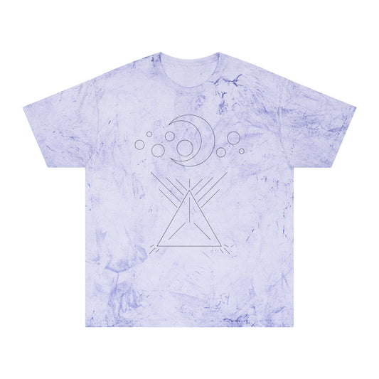 AZTEC SPACE: Color Blast t-shirt in Amethyst