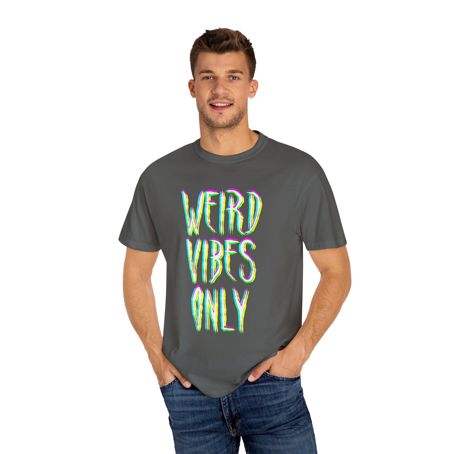 WEIRD VIBES: Comfort Colors®️ t-shirt in Pepper