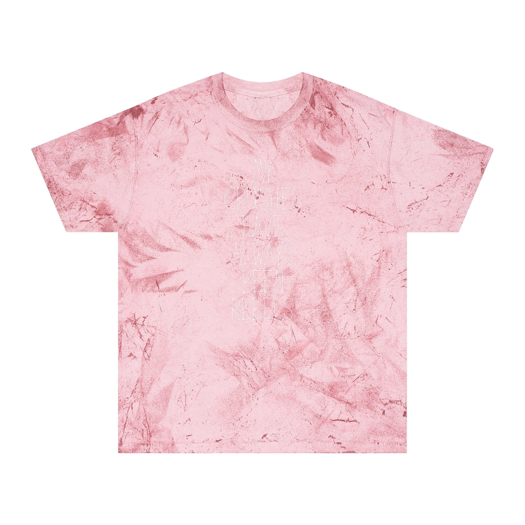 REBEL CRUSH: Color Blast t-shirt in Clay