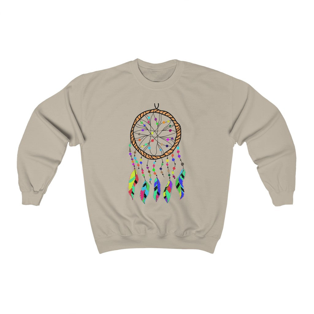 REBEL CATCHER: Gildan Heavy Blend™️ sweatshirt in Sand