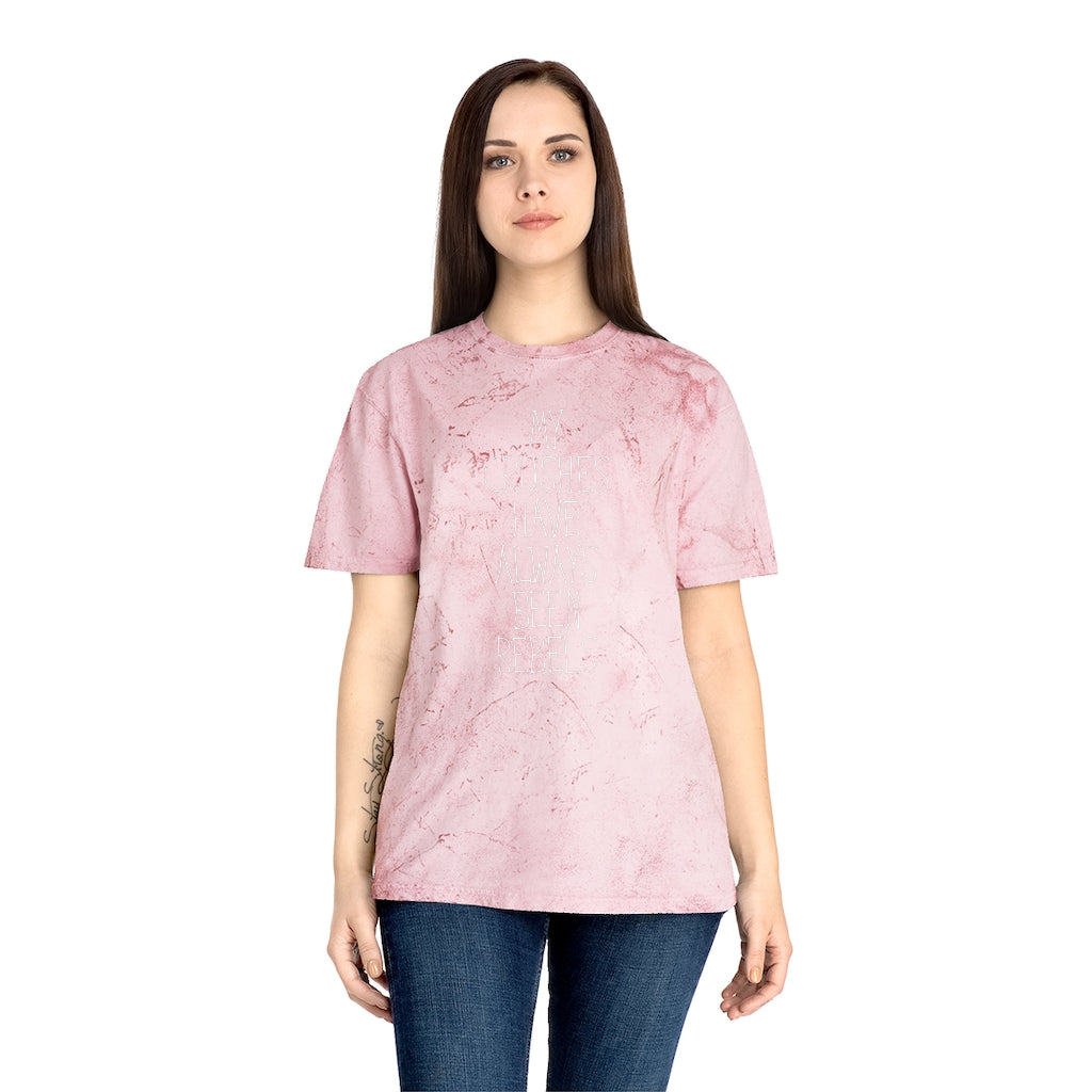 REBEL CRUSH: Color Blast t-shirt in Clay